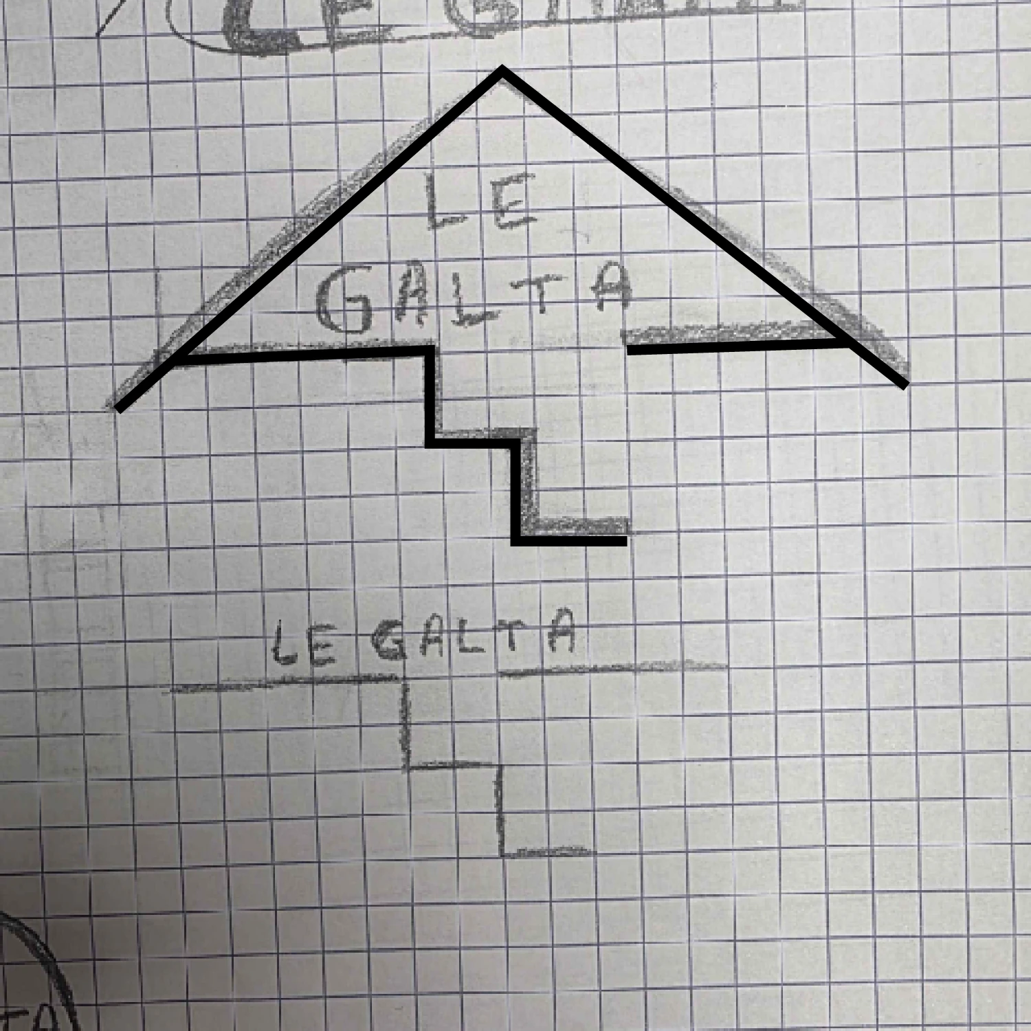 Croquis grenier